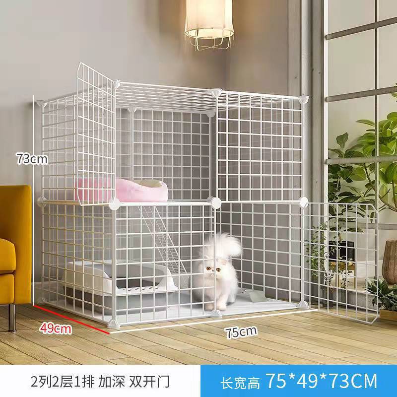 Jaula de gato super grande espacio libre de doble capa gato Villa gato mascota gato casa gato Casa Grande no inodoro integrado