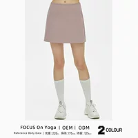 Гуанчжоу Falcon Brother Sport yoga спортивная юбка бедра ремень с подкладкой защитные брюки карманы юбка-букет сплошной цвет