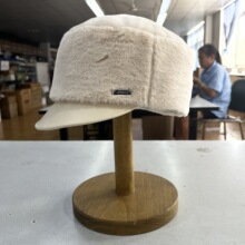 工厂直销帽子23新品秋冬现货加厚保暖毛绒绒休闲鸭舌帽23AW-T028