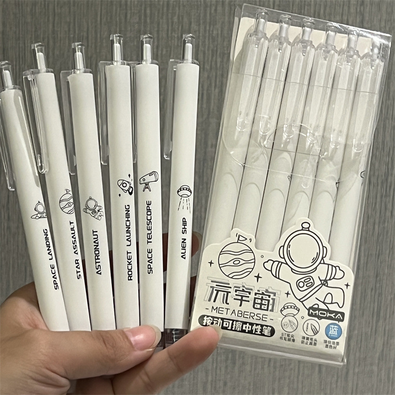 Yuan universo pluma borrable St cabeza caqui oso chica corazón molienda música caliente borrable azul negro pluma de gel al por mayor