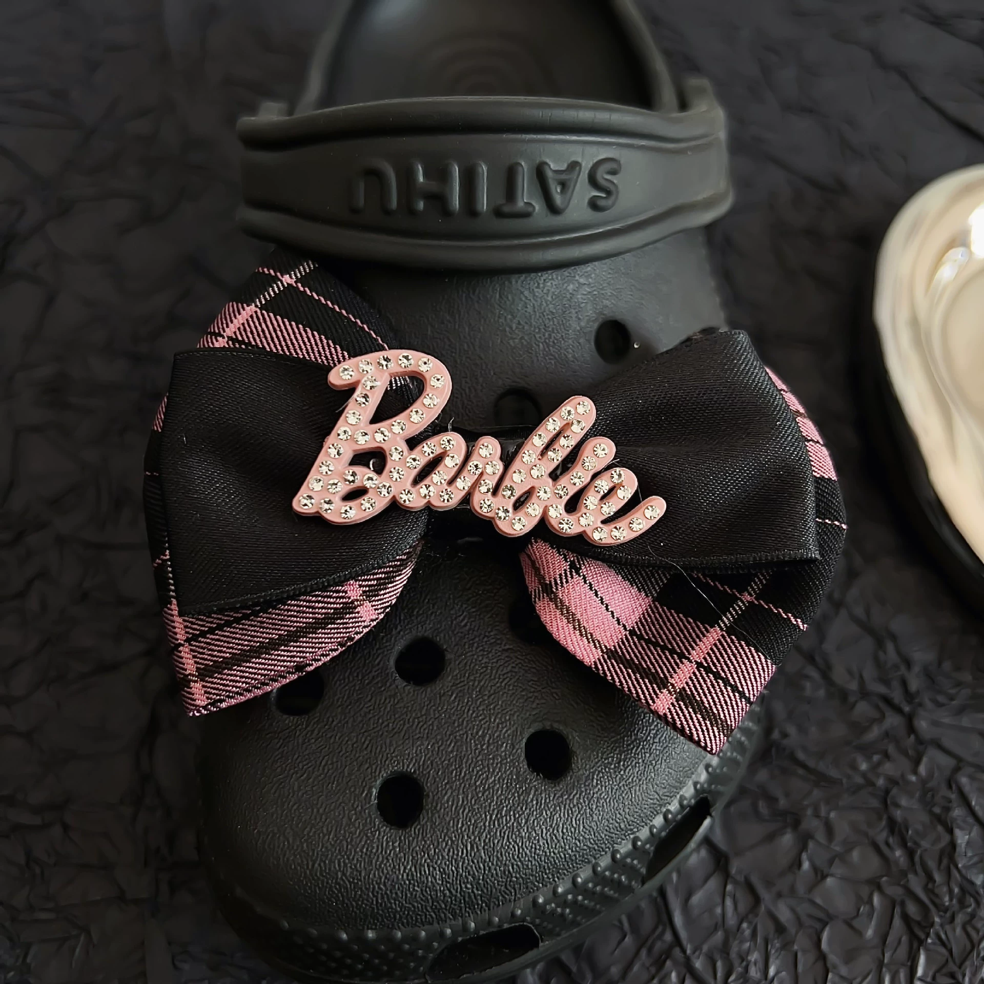 Декоративные аксессуары для обуви Crocs, украшение цветов, декоративная пряжка для обуви в стиле y2k, большая бантика