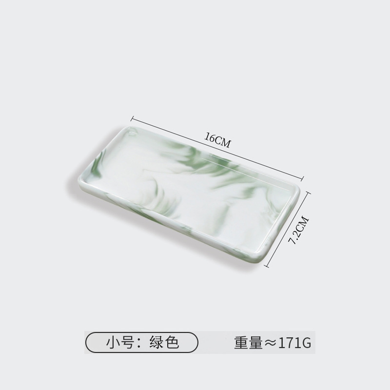 日韓創意高温陶磁器トレー長方形陶磁器トレー歯ブラシホルダー食器ホテル卸売り歯ブラシトレー|undefined