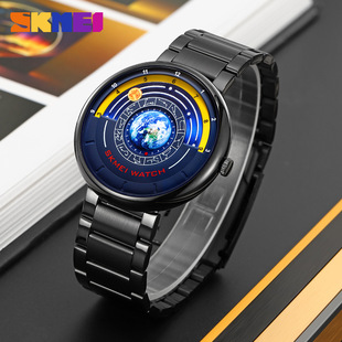 (Cross-border trading), quartz trend creative watch, casual quartz watches, waterproof steel belt