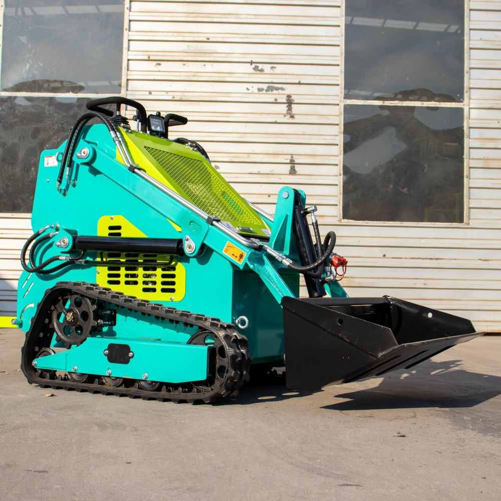 出口法国多功能滑移装载机 农用站立自卸铲车 家用扫雪铲雪车