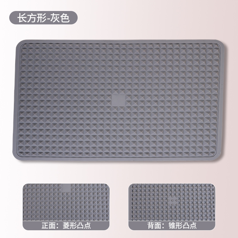 软硅胶指压板脚底慢跑压板趾足底按摩垫加厚防滑垫挂孔双面脚垫|undefined