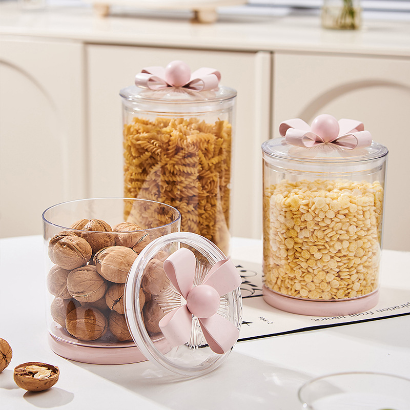 Sealed Jar Food Grade Grain Storage Jar Moisture-proof Fresh-keeping Dry Goods Storage Box Snack Storage Plastic Bottle