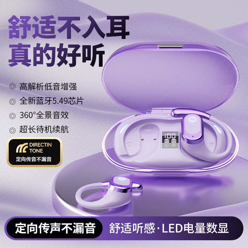 2025新款开放式高音质无线蓝牙耳机挂耳式柏林之声 超长续航 运动|undefined