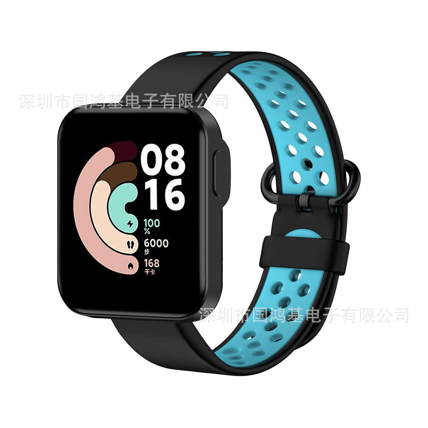 Correas de reloj de silicona estilo pulsera Guohongji compatibles con Xiaomi Redmi Watch 2, Redmi Watch 2 Lite y Redmi de segunda generación.