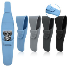 厂家现货手动剃须刀套 刮胡刀旅行硅胶套皮套老式刀架刀盒保护套