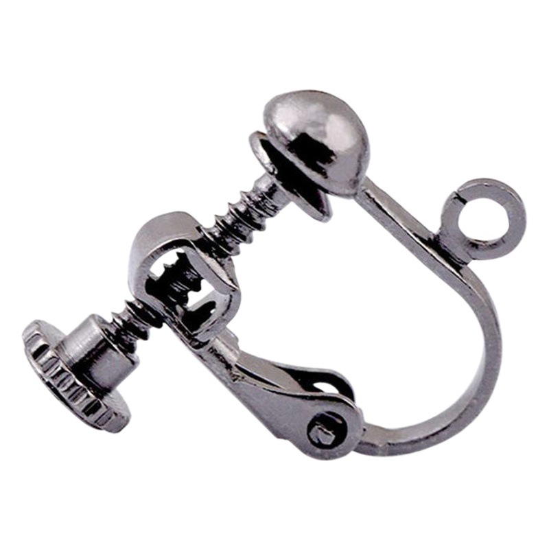 Cross-Border Hot-Selling Screw Ear Clips, Non-Pierced Earrings, DIY Jewelry Accessories, Adjustable Spiral Clips, French-Style Internal Spiral