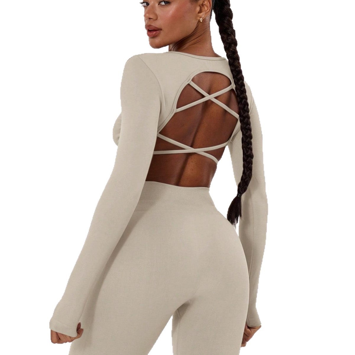 Bella ropa de yoga, ropa de yoga, pantalones de manga larga, ropa deportiva al aire libre, ropa deportiva de lu lu