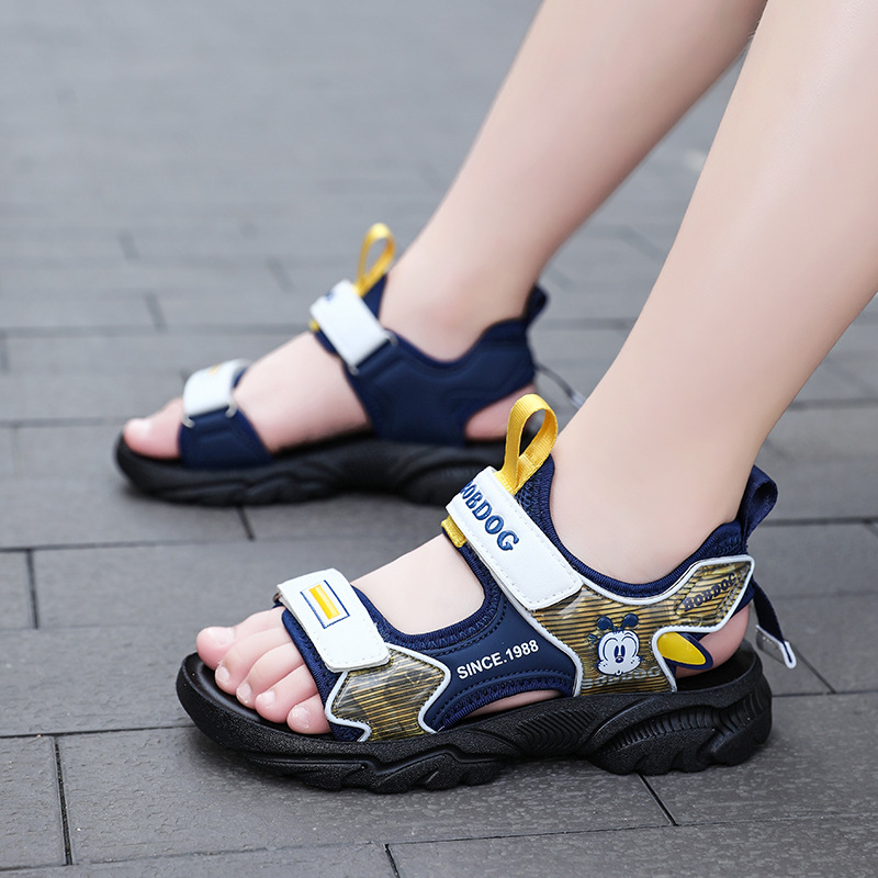 Bebés Babboots sandalias infantiles niños tendencia de verano versátil sandalias casuales juveniles hombres cómodos zapatos de playa suaves