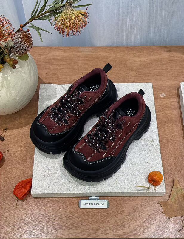 Sgirl Twtw Thick-Soled Fleece-Lined Dad Shoes for Women 2025 Autumn and Winter New Retro Casual Versatile Height-Increasing Sneakers Sgirl Twtw Thick-Soled Fleece-Lined Dad Shoes for Women 2025 Autumn and Winter New Retro Casual Versatile Height-Increasing Sneakers