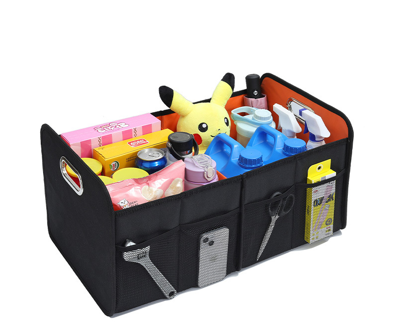 Cross-border New Car Trunk Storage Box Portable Large Capacity Foldable Storage Box Car Storage Box