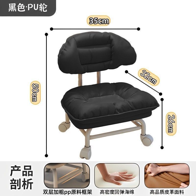 I [클래식 블랙] 새롭게 업그레이드된 PP 프레임 - 저소음 미끄럼 방지 휠