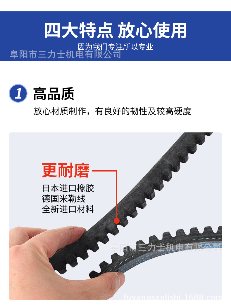 First-Level Agent Wholesale of Sanlux Toothed Triangle Belts Cx Series (2020-5004)