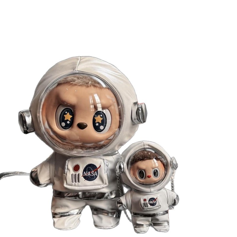 ラブブ「宇宙飛行士」世代のスタンド人形服 17cm マカロンペンダント ビニール人形服|undefined