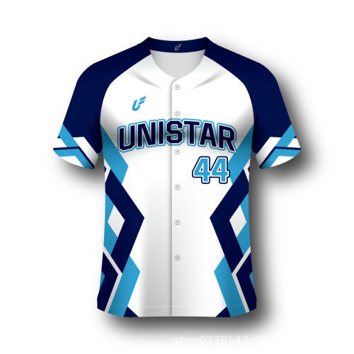 UNISTAR  短袖儿童款成人款男热升华棒球服