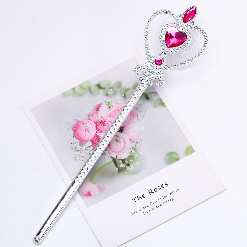 Fábrica de hielo y nieve corona para niños princesa varita mágica para niñas corona de plástico para niños banda de pelo para niñas