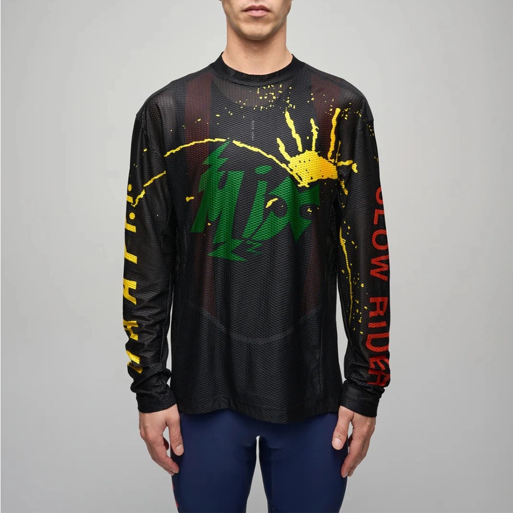 2026 New Maap Loose Breathable Quick-Drying Mesh Long-Sleeved Tops for Men and Women Summer Road Cycling Downhill Clothing