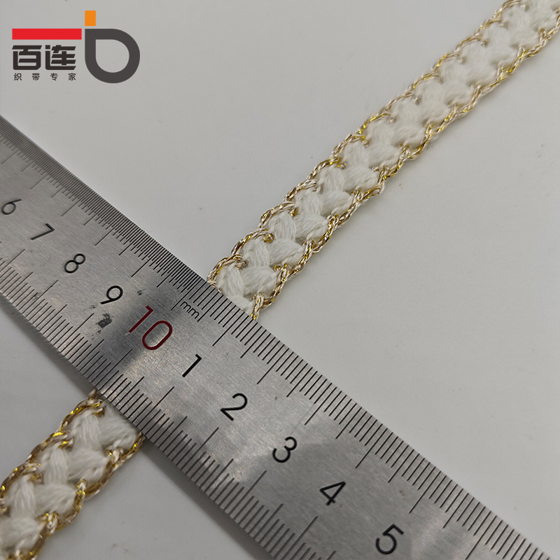 小香風流蘇金銀糸リボンレース編み歯ブラシセーター指導口装飾条手作りdiy補助材料|undefined