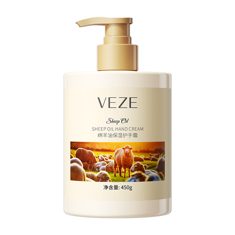 Fazhen Fruit Silk Soft Moisturizing Hand Cream Hidratante, Anti-seco y suave cuidado de la piel Botella grande Crema de manos al por mayor