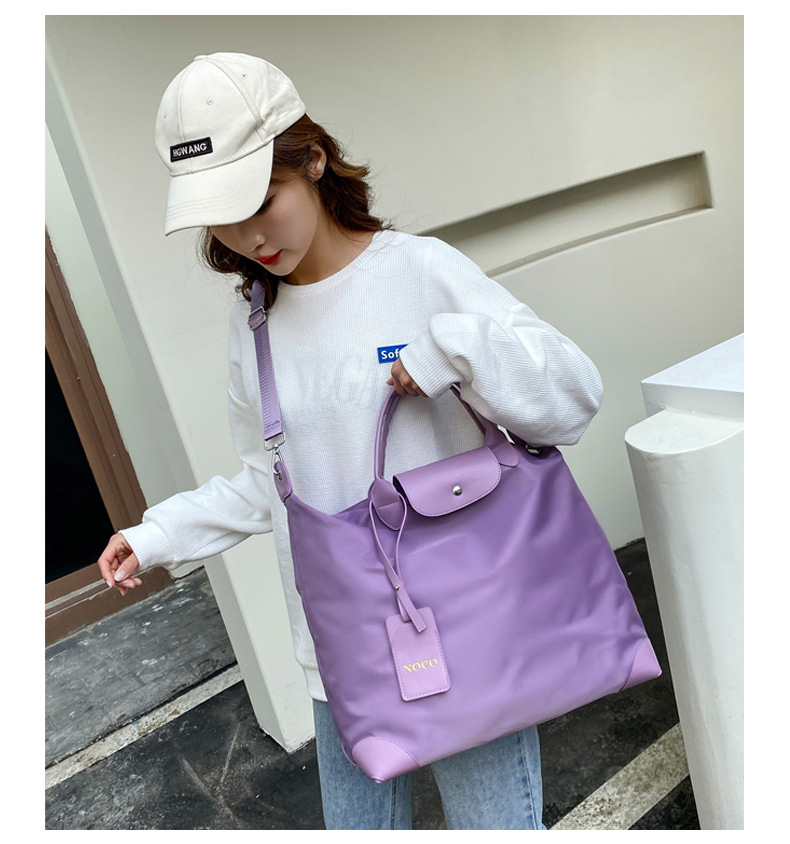 Unisex Basic Solid Color Oxford Cloth Travel Bags display picture 4