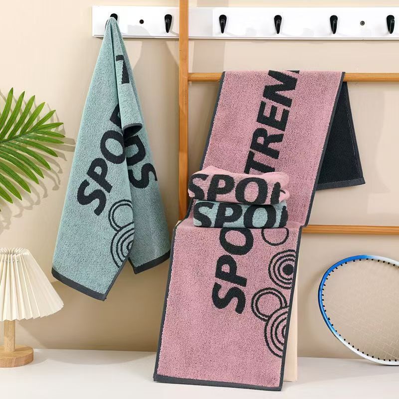Extra Long Cotton Towel, Sweat-Absorbent Sports Towel, Lint-Free Gym Sports Running Sweat Towel, Cotton Bath Towel Extra Long Cotton Towel, Sweat-Absorbent Sports Towel, Lint-Free Gym Sports Running Sweat Towel, Cotton Bath Towel