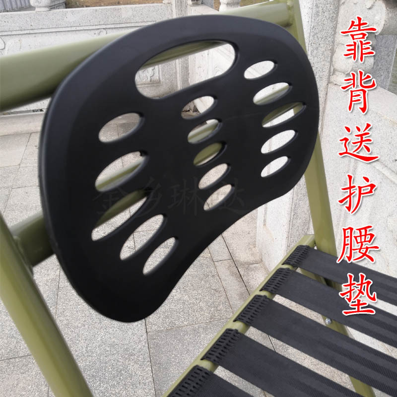 Mazar Back Chair for the Elderly Outdoor Leisure Foldableing Portable Thickeneded Iron Stool Home Fishing Chair High Stool New Product