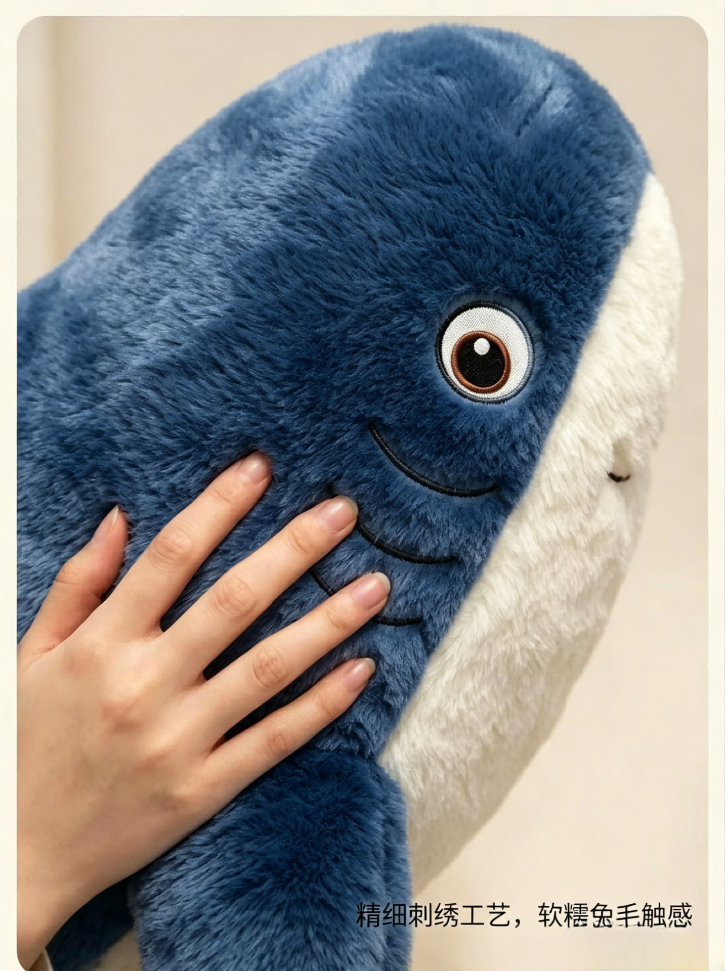 Ocean Series Big Shark Plush Toy, Dolphin Stuffed Doll, Wholesale Plush Toys, Large Sleeping Pillow, Foreign Trade Factory