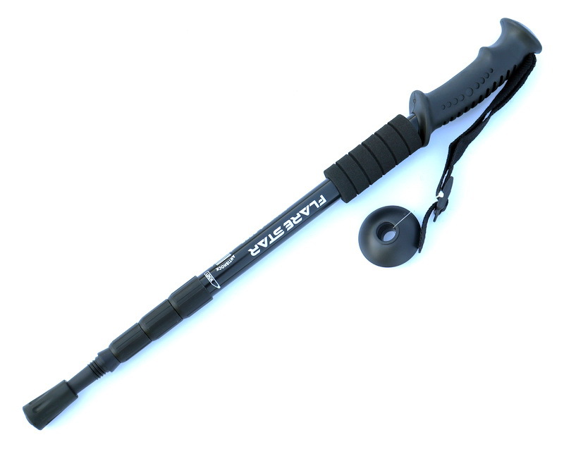 Băț de trekking telescopic din aluminiu pentru drumeții_voghion.com