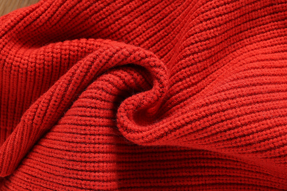 Pull en laine pour fille, ensemble pull en laine cerise, à la mode, nouvelle édition coréenne, automne/hiver 2023_voghion.com