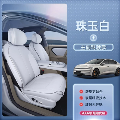 Seat cushion, seat cover: Seat Cushion, Universal Seat Cover - qiyuan-a06-jewel-white-main-and-co-pilot