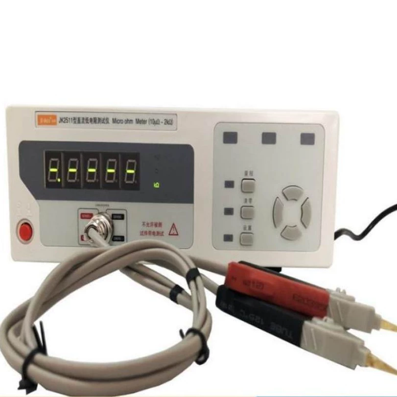 Тестер сопротивления Измеритель сопротивления контура Цифровой измеритель сопротивления заземления Портативный детектор тока сопротивления