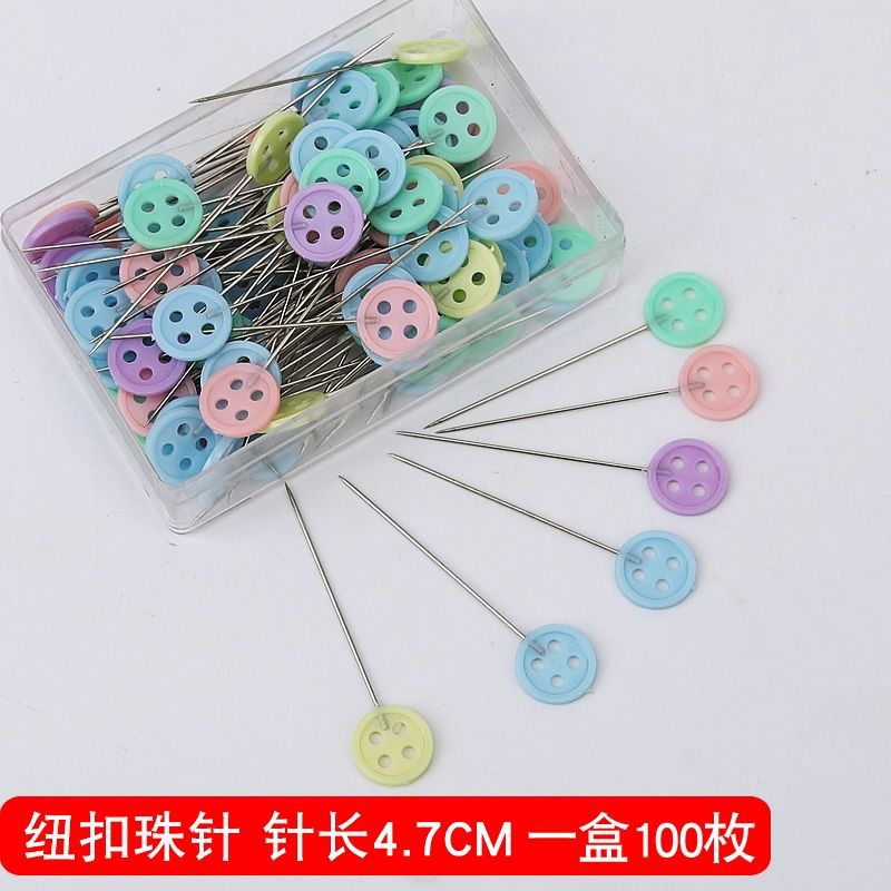 Aguja de cuentas de cerámica corte tridimensional Aguja de posicionamiento de la aguja de la perla aguja fija de acero inoxidable aguja de conformación de ropa hecha a mano