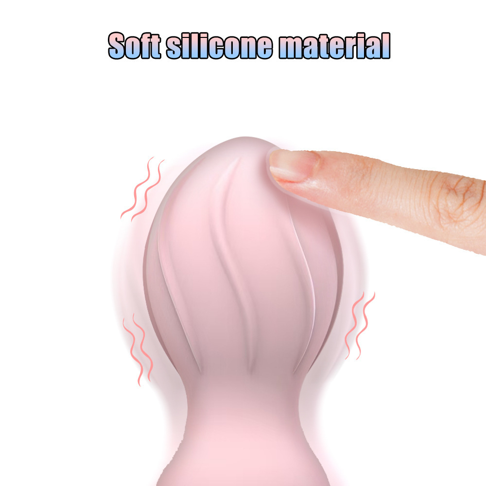 Mini wibrator av stick akumulatorowy silikonowy dla kobiet_voghion.com