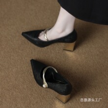 ��Ƥ��98581-13����ʽ�߸�ЬŮ��2025�¿��������ǳ�ڵ�Ь