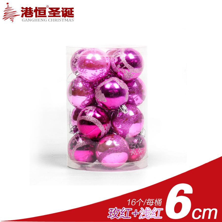 6cm Rosa rojo plata (150g)