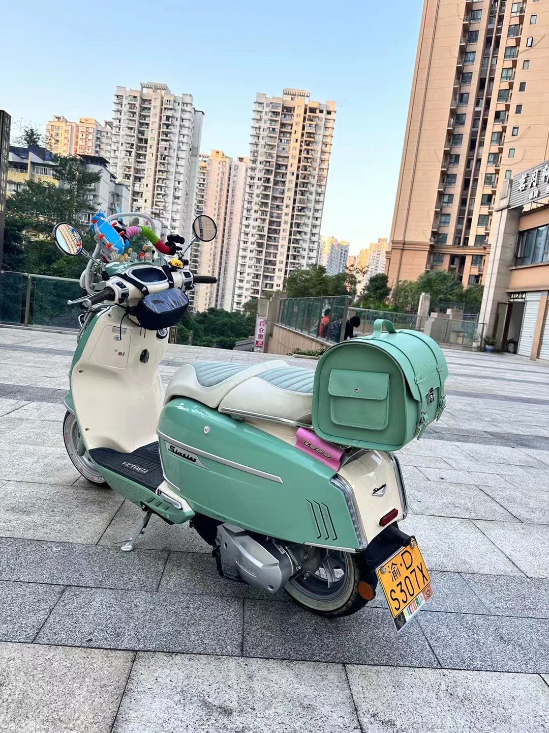 Victoria No. 9 Mavericks Xiaomi Backup Bag Motorcycle Tail Bag Back Seat Bag Waterproof Pedal Retro Box