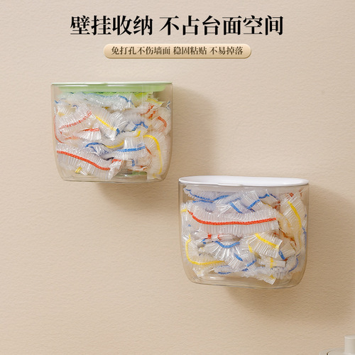 Kitchen wall-mounted disposable plastic wrap cover fresh-keeping bag storage box plastic wrap cover fresh-keeping cover multi-functional wall hanging