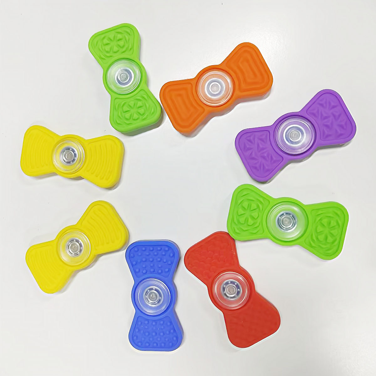 Fábrica al por mayor Amazon transfronterizo nuevo juguete sensorial de silicona giroscopio de punta de dedo descompresión juguetes EDC