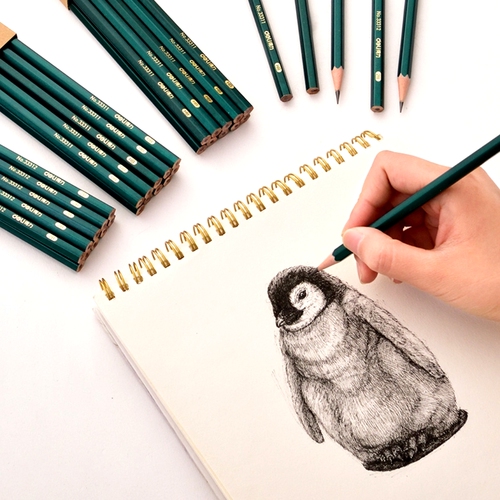 Deli 2B pencil wholesale primary school student exam special answer card HB children's hexagonal pole sketch pencil stationery