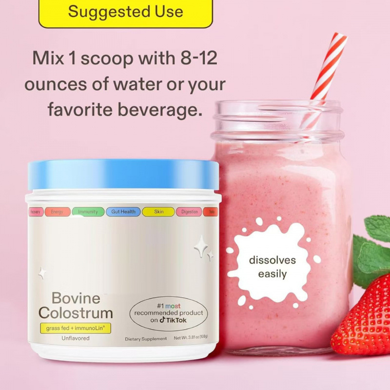 [in Stock] Cross-Border Colostrum Powder, Protein Powder, Amazon's Popular Foreign Trade Product
