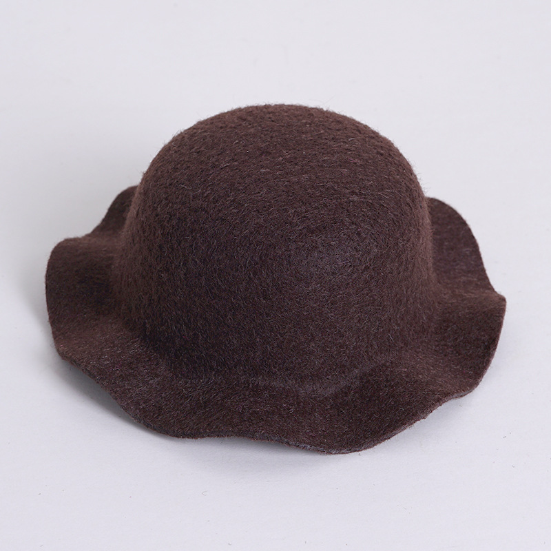 Labu nuevo sombrero de feltero abierto sombrero de cúpula sombrero accesorios de moda sombrero mini sombrero muñeca