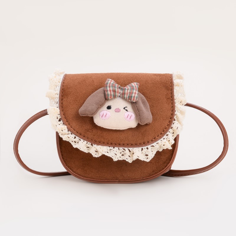 Caricatura adorable mochila de niña dulce encaje bolso de cambio de bebé exquisito mini mochila infantil