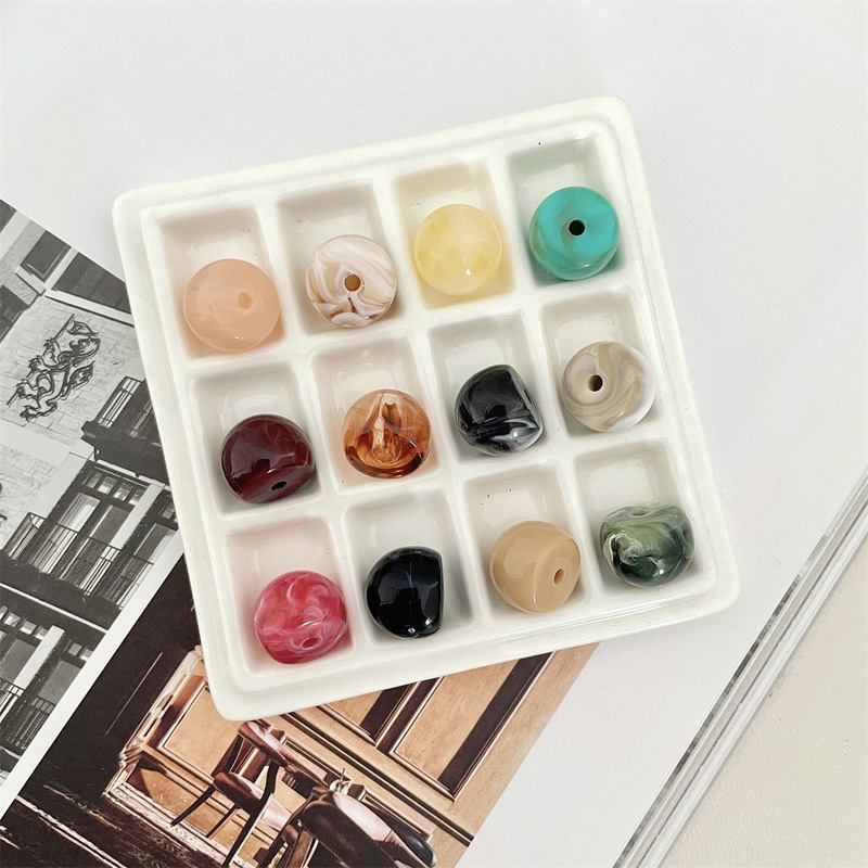 3D Acrylic Cherry Accessories DIY Jewelry Parts Keychain Bag Pendant Cherry Earring Materials