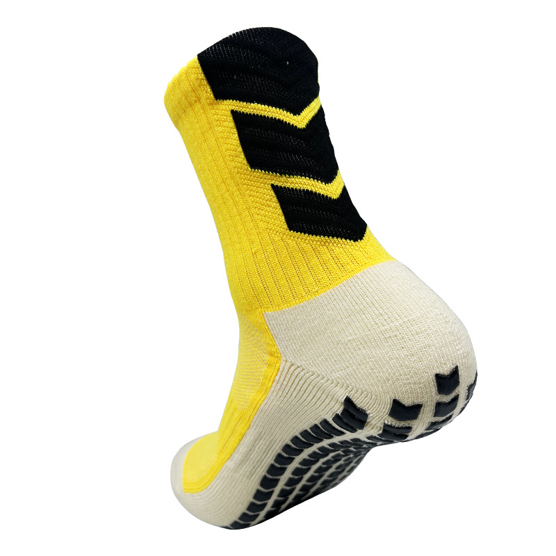 Calcetines de fútbol de dispensación antideslizantes transfronterizos Calcetines deportivos de entrenamiento de fútbol de fondo de toalla engrosada para hombres Calcetines deportivos transpirables que absorben el sudor