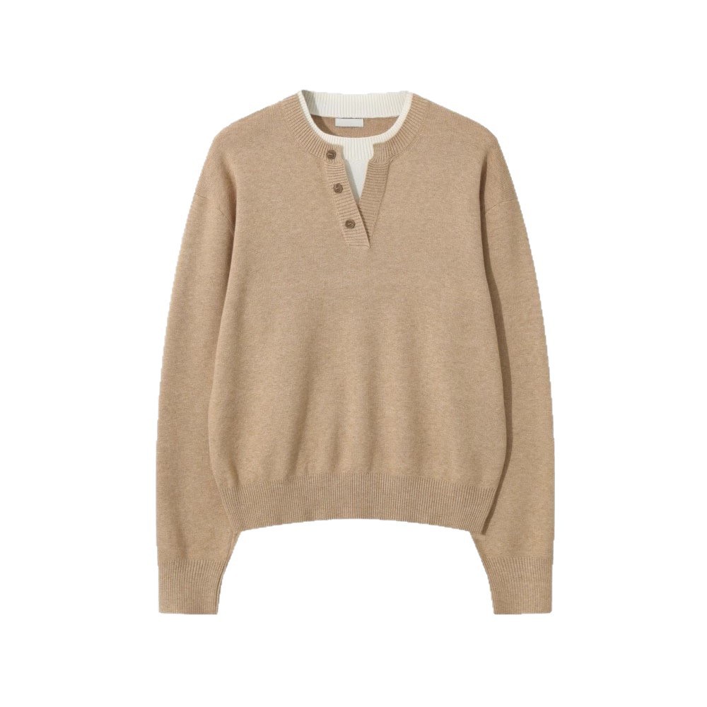 Explosiones transfronterizas de tamaño grande europeo falso dos piezas de camisetas de punto de cuello en V suéter hombre viejo viento de negocios otoño invierno fábrica al por mayor