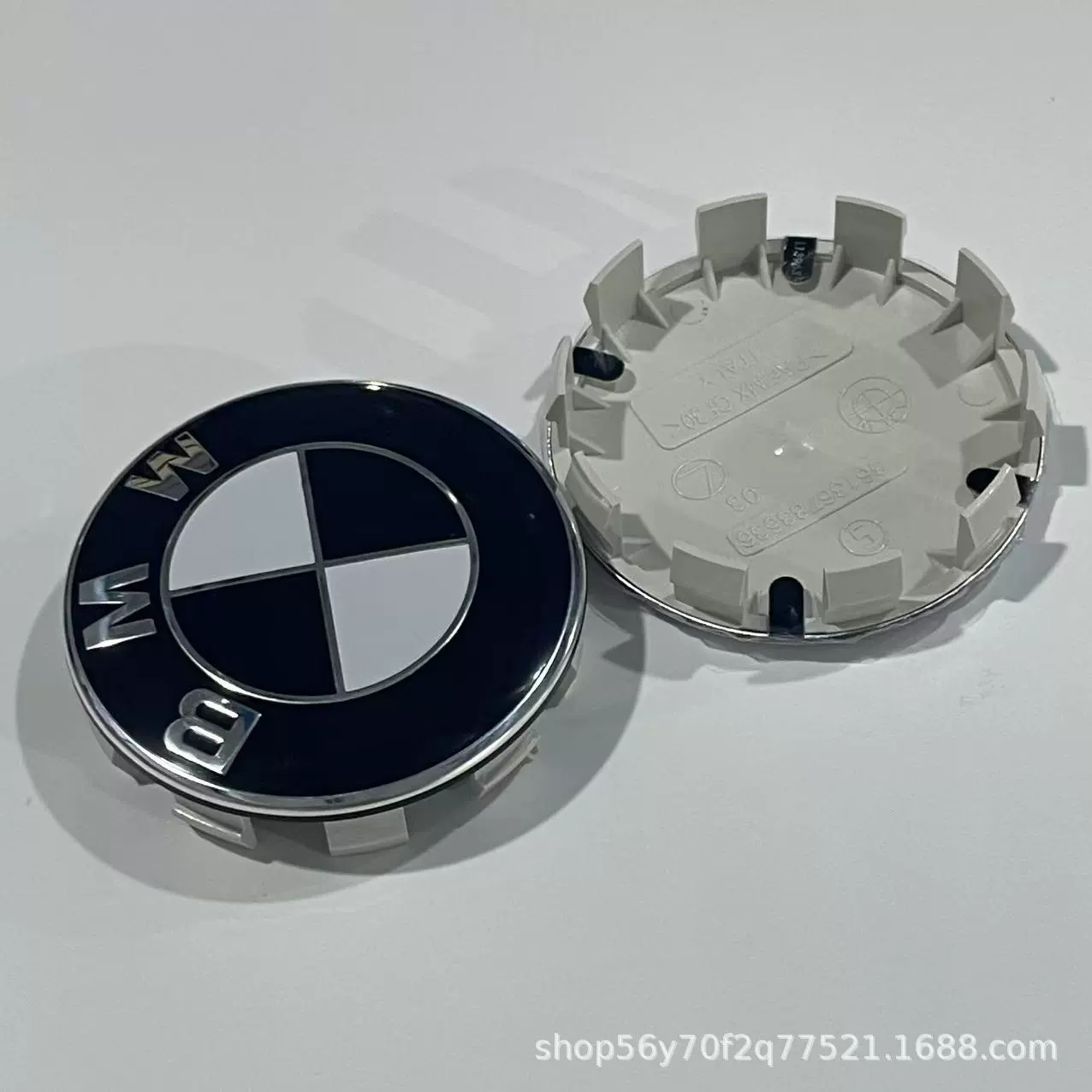 Подходит для колесного колпака BMW синий и белый 68 мм декоративная накладка центровины колеса автомобиля с 10 зубцами