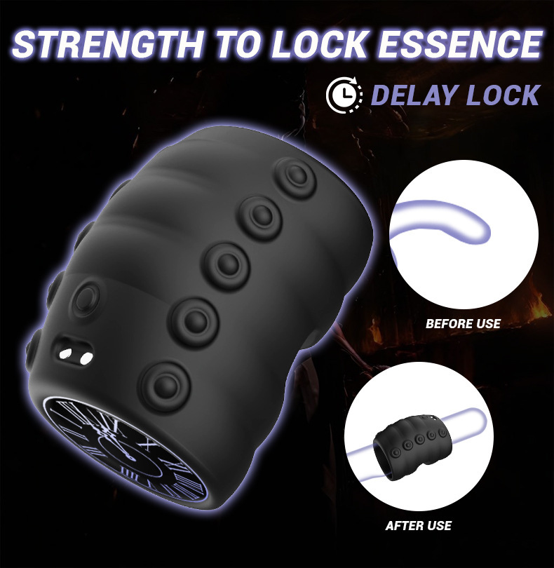 10-Frequency Vibrating Silicone Lock Ring, Octopus-Tentacle Design, Couples Resonance Wearable — detail image 5